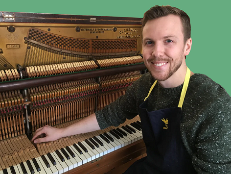 Max Keenlyside, piano technician.
